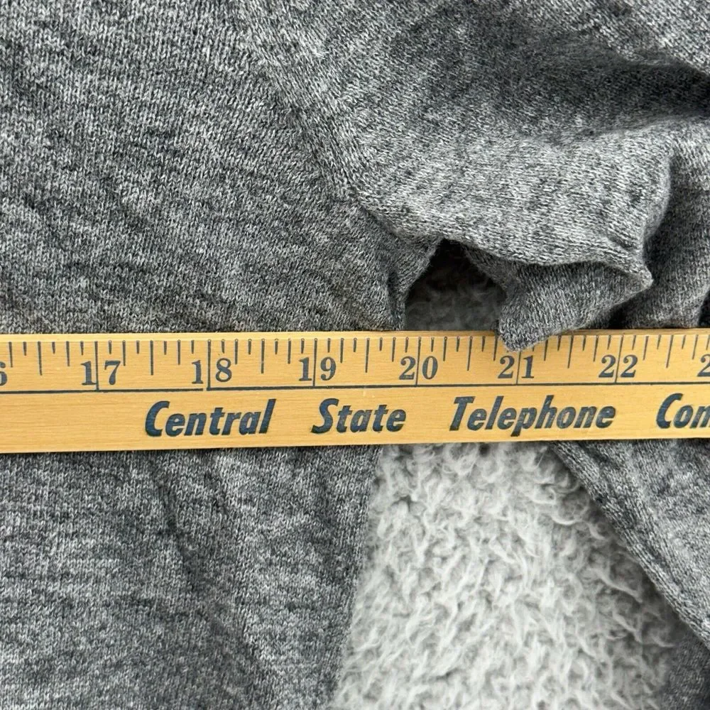 J Crew Sweater Mens S Interstellar Gray V-Neck Pullover Sweatshirt Casual Cotton